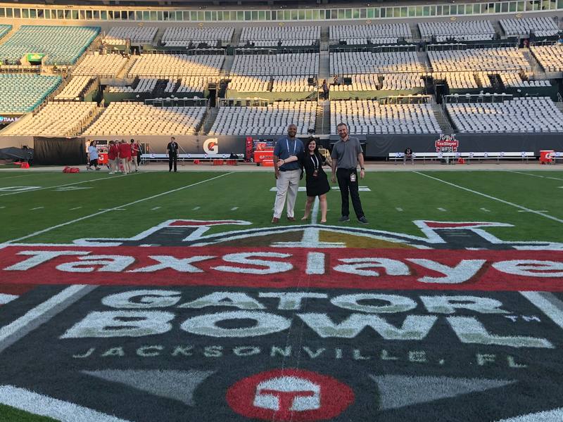 TaxSlayer Gator Bowl &mdash; On the Field