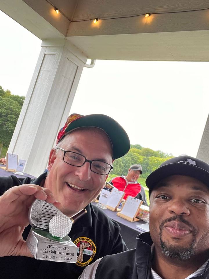 VFW Post 7356 Golf Tournament &mdash; 1st Place