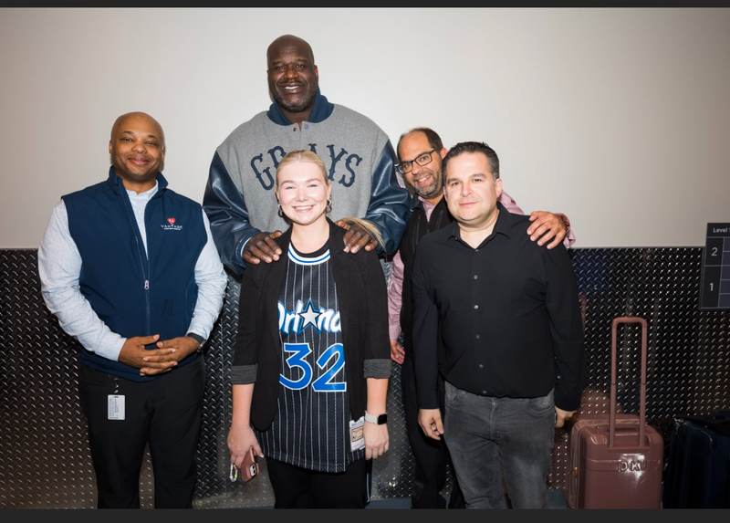 With Shaquille O&rsquo;Neal &mdash; KCI Team